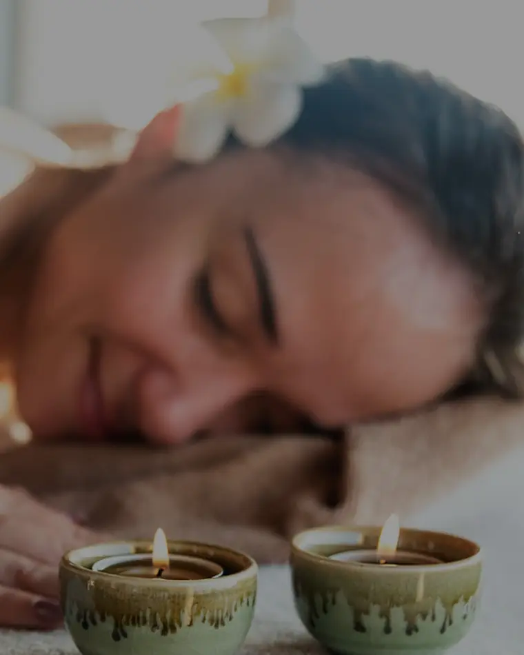 Relaxing spa treatment with essential oils at Zion Spa